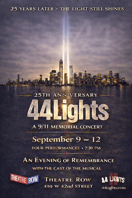 25th 9/11 Anniversary 44 LIGHTS