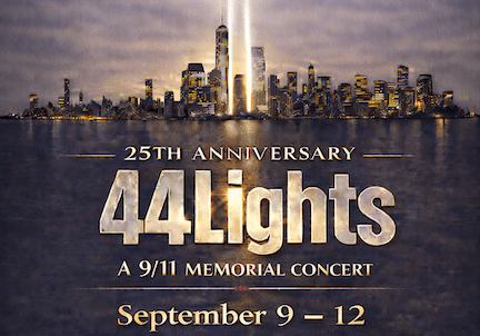 25th 9/11 Anniversary 44 LIGHTS